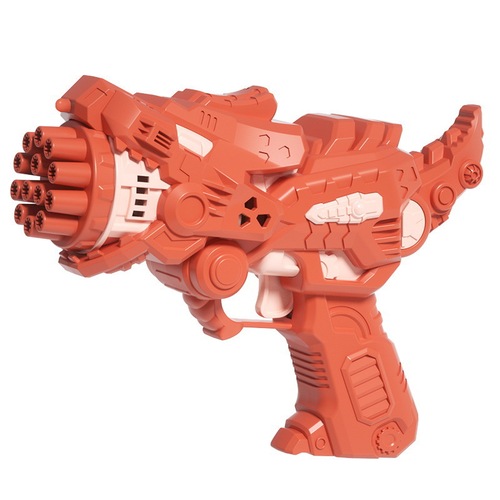 Dinosaur bubble machine 13 holes fully automatic bubble gun children's toys boys and girls outdoor bubble blowing machine street stall wholesale