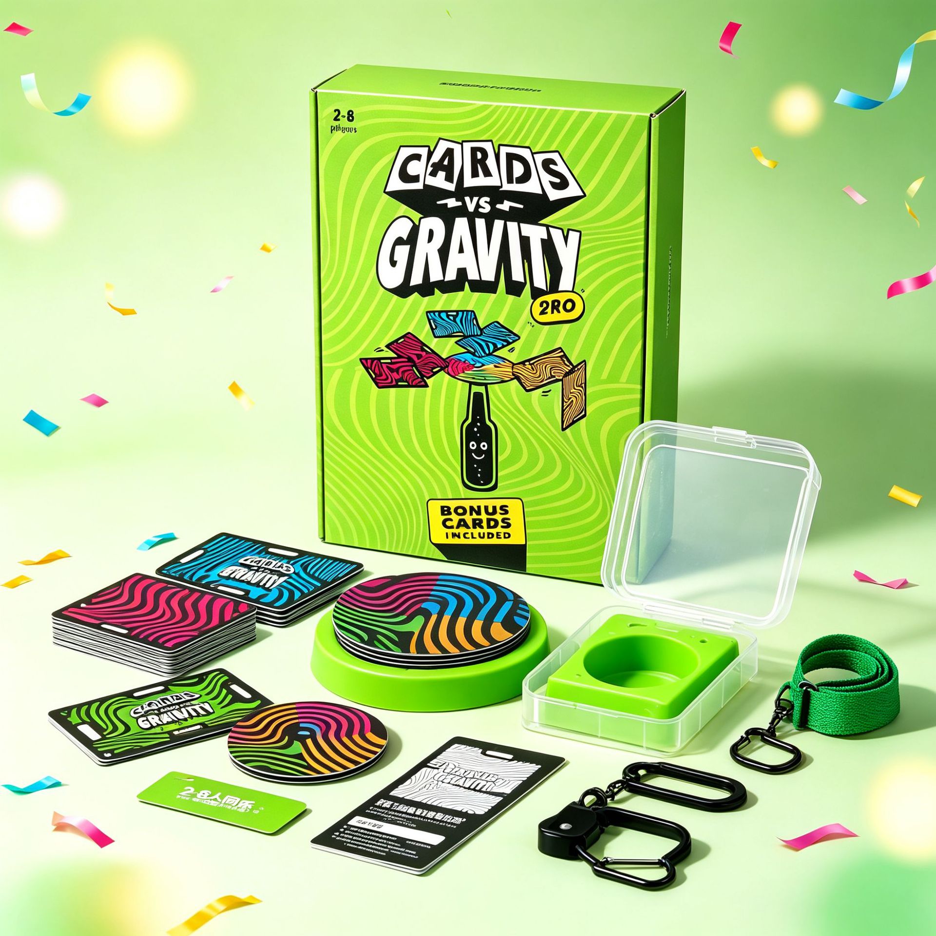 Cross-border English Gravity Showdown Balance Card Board Game For 2-8...