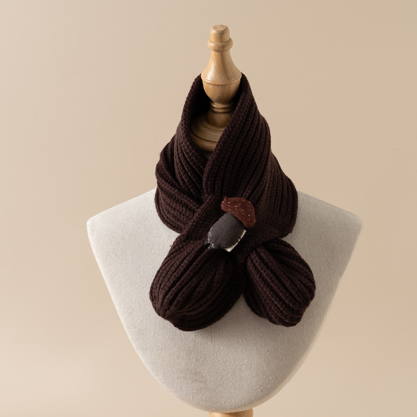 Baja para niños otoño y invierno baby tejer lana bufandas cruzadas niños niñas lindos invierno protector de cuello