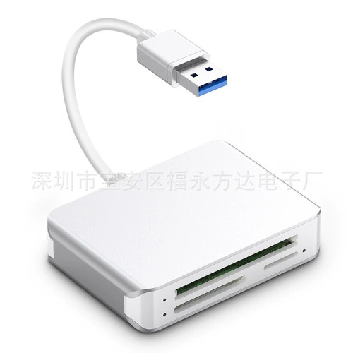 USB3.0/Type-C до_CF/SD/TF/M2 Многофункциональный считыватель карт 2 порта TF, пять портов