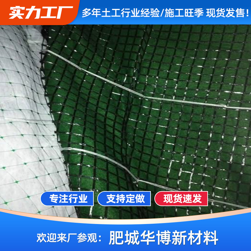 厂家现货出售抗冲生物毯河道治理植草护坡草籽格栅加筋抗冲生物毯
