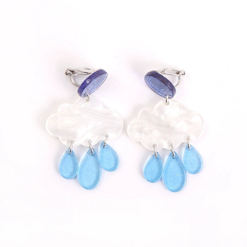 Cute short creative fresh earrings