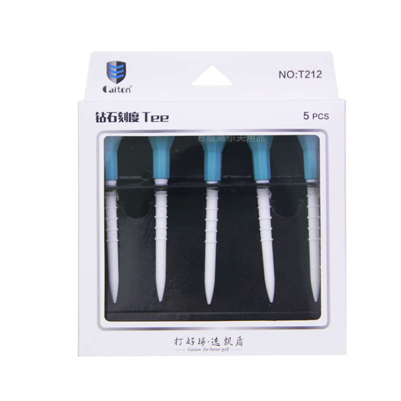 �¸߶�����ʯ�򶤿̶�������Tee������golf����5����װ87mm����