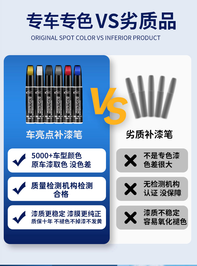 Wuling Xingchi touch-up paint pen, Xingchi car accessories, modification parts collection, original factory car paint touch-up pen