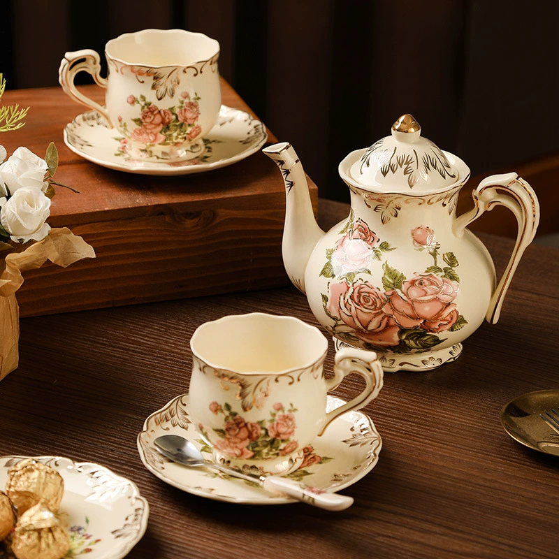 Coffee set, high-end sophisticated afternoon tea, European style