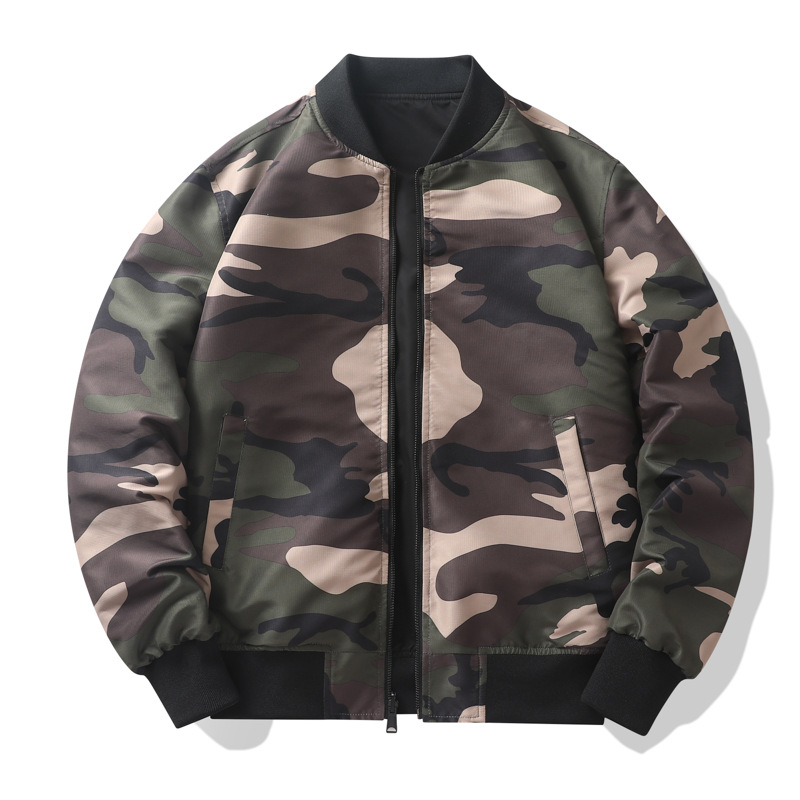 Men's clothing men's jackets spring and autumn new pilot loose casual trend business double sided jacket men_voghion.com