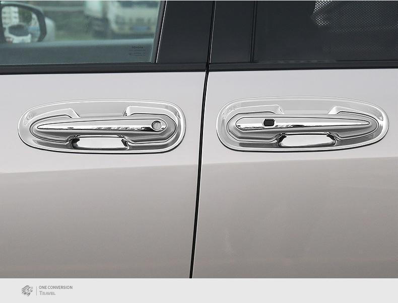 Door Handle Cover Suitable for 22-24 Toyota Sienna, Special Door Handle Carbon Fiber Protective Cover