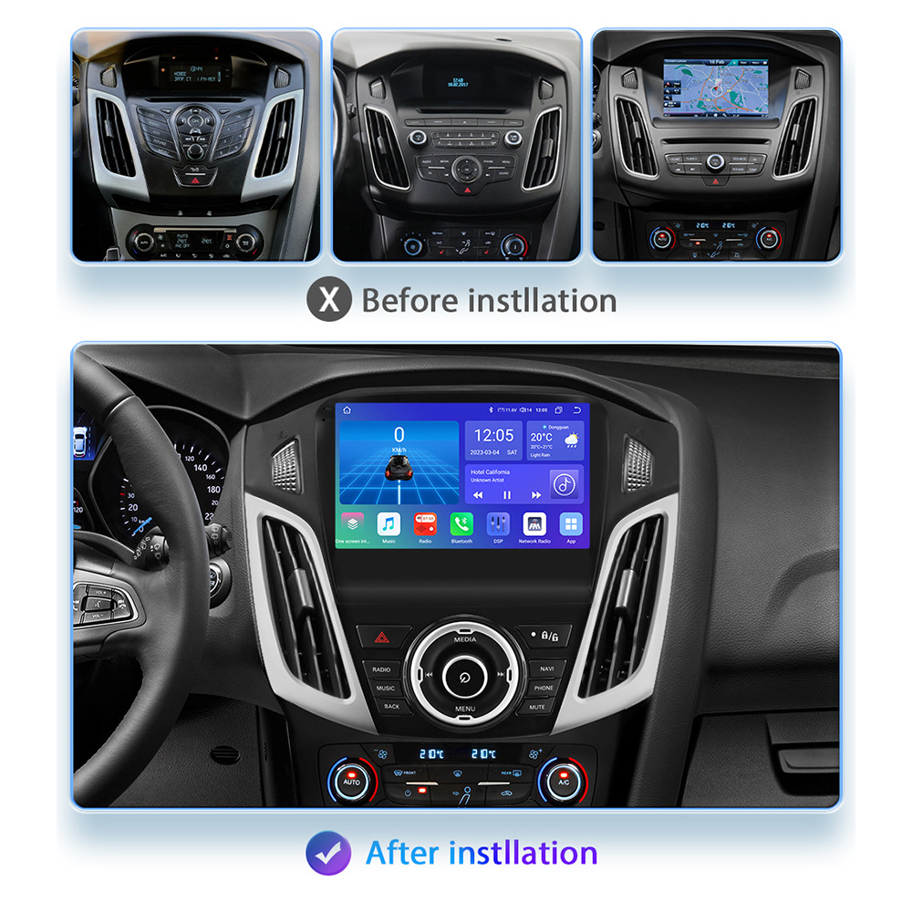 Suitable for 11-17 models of Ford Focus 3 MK3 Android intelligent navigation, audio and video reversing camera universal all-in-one machine