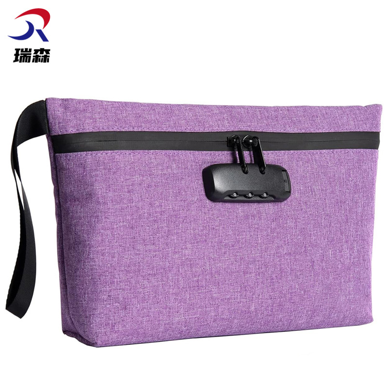 跨境防臭包 密码锁烟草包 活性炭气味隔绝袋户外便携防臭袋厂家