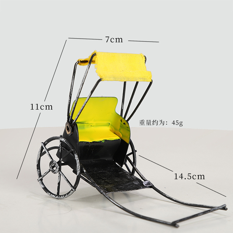 Ventas transfronterizas calientes retro modelo de hierro forjado artesanía decoración de alta calidad sala de estar dormitorio decoración de escritorio