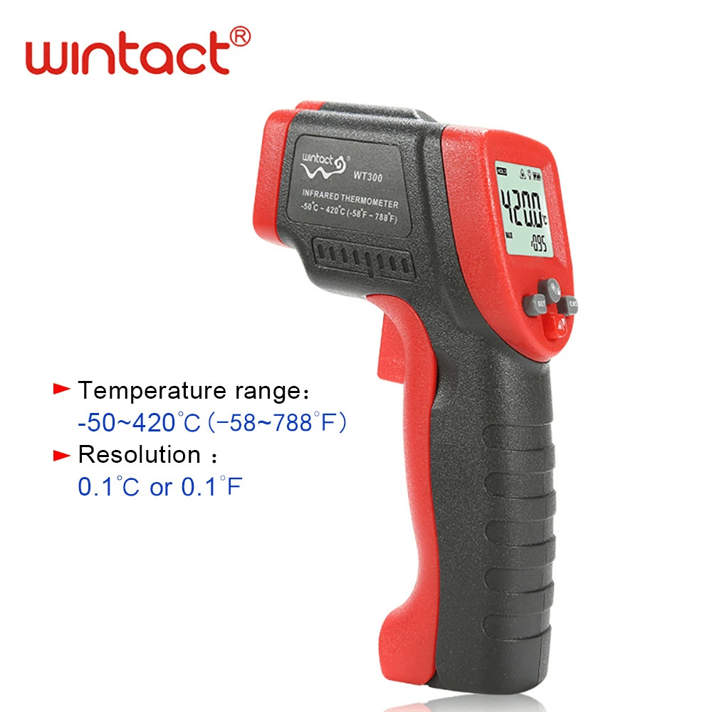 Huitianyi WT300 высокоточный инфракрасный термометр для промышленного объекта Инфракрасный термометр