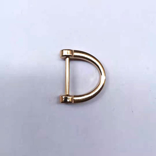 Zinc Alloy Horse Shoe Clip Metal D-Shaped Half Round Car Key Chain Hardware Accessory Disassembly Factory Wholesale Electroplating