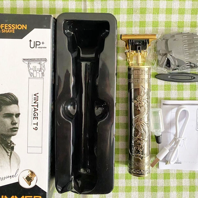 Retro съемный ножницы для стрижки Undercut с зарядкой