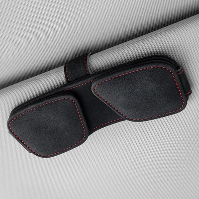 Car Glasses Clip Car Supplies Sunglasses Frame Sunglasses Clip Creative Car Sun Visor Storage Clip (Car Glasses Clip/Bill Clip) - black