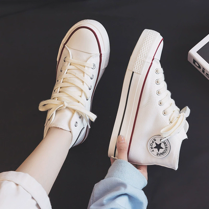 В наличии на толстой подошве Классическая всасывающая стелька с высоким холстом производители обуви отправляют Uber положительную силу yib802