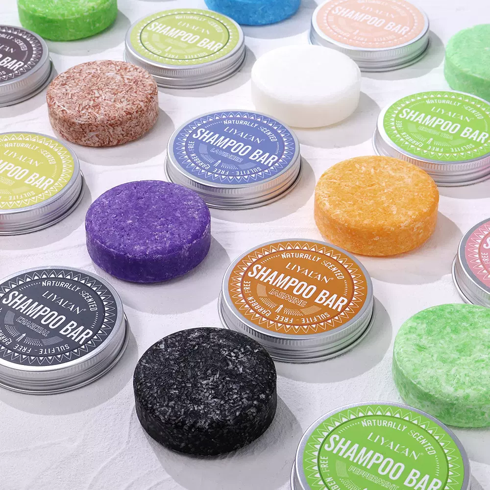 跨境迷迭香洗头皂Shampoo Bar薰衣草肉桂护发清洁控油保湿洗发皂