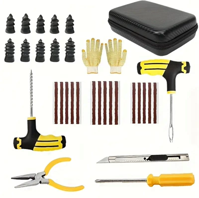 Repair Tool Kit, Repair kit - 33pc-tire-repair-tool-kit