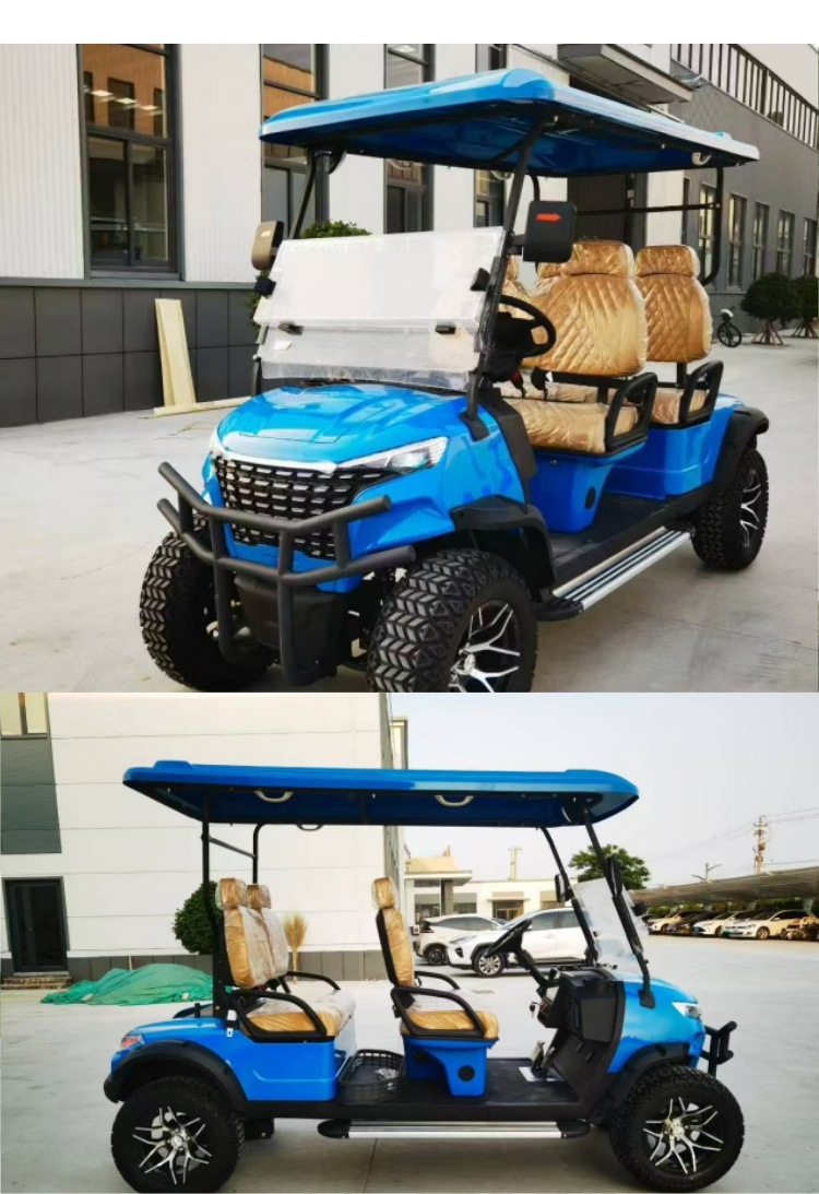 Golf Patrol Shuttle Bus, Hotel, Factory, Tourist Attraction Sightseeing Vehicle, Golfcart, Electric Golf Cart
