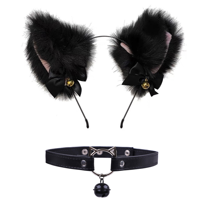 Sexy women's collar sm training dog slave punishment sexy cute cat bell training sex products a generation of hair Sexy women's collar sm training dog slave punishment sexy cute cat bell training sex products a generation of hair