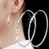 Earrings, bike, big hula hoop, European style, wholesale