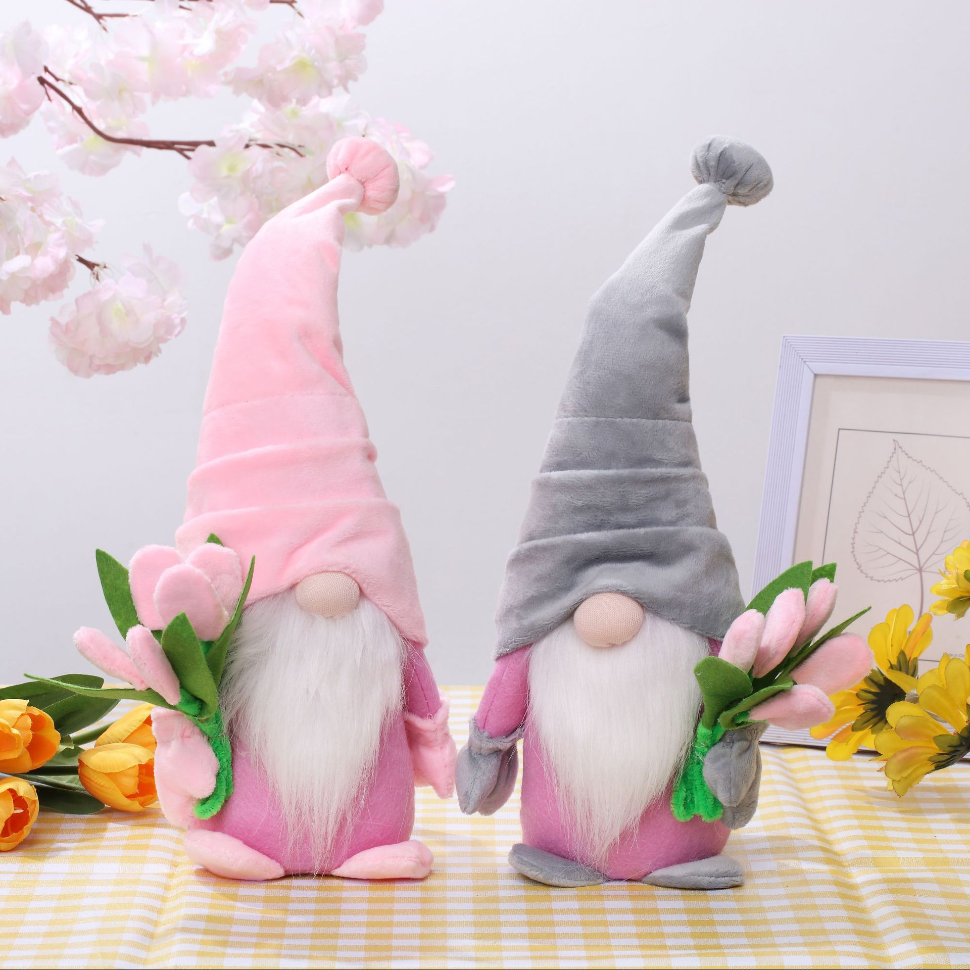 Nuevo tulipán transfronterizo Rudolf Día DE LA Madre Día de San Valentín muñeca mamá regalo de cumpleaños decoración de la ventana del hogar