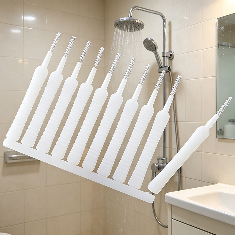 Household Bathroom Shower Hole Cleaner, Gap Nozzle Brush, Multifunctional Phone Speaker Hole Cleaning Brush, Anti-Clogging Cleaning Tool