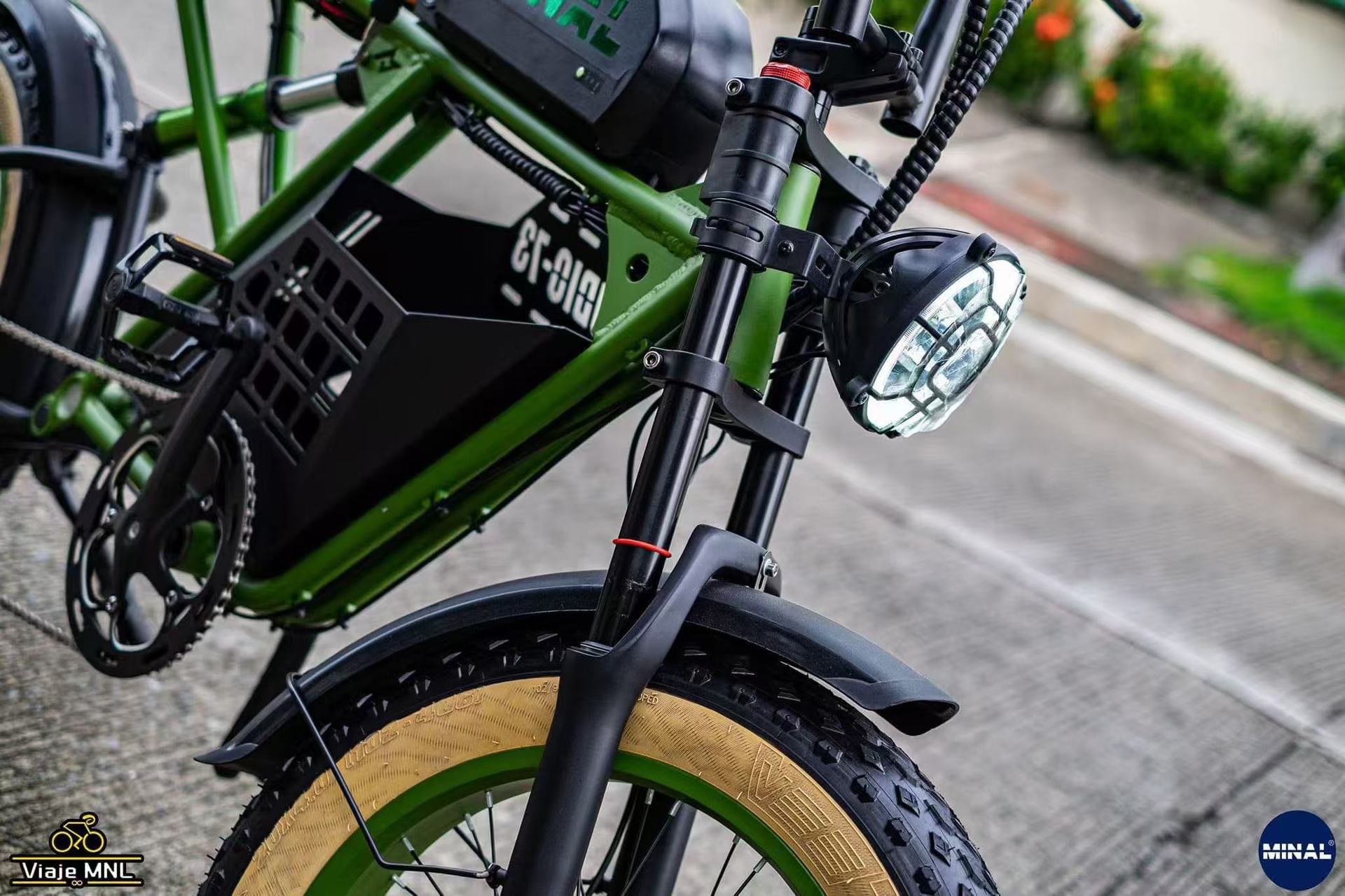 MINAL 20inch Fat Tire Retro Electric Motorcycle Off-road Beach Lithium Battery Long Range Electric Assist Bike
