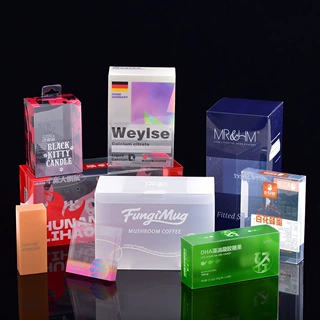 定制pp吸塑包装盒pet半透明磨砂塑料盒pvc化妆品折叠盒茶叶塑胶盒