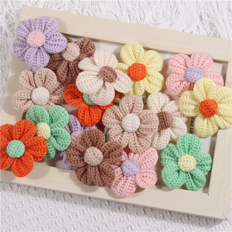 Осенне-зимние объемные цветы ручной работы с пятью лепестками для рукоделия: броши, украшения для сумок, обуви, носков, багажа, аксессуары, материалы для творчества.