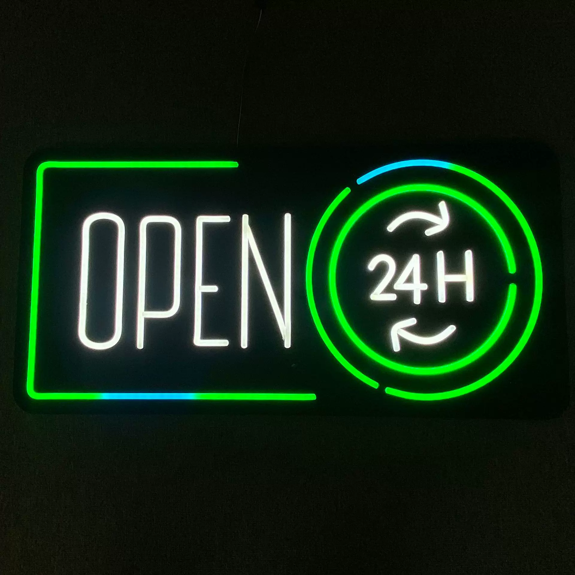 霓虹灯发光字招牌led灯带12V广告牌酒吧logo装饰网红背景墙造型灯