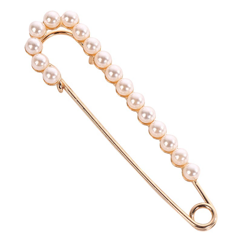 Булавка для талии, облегающая Талия, артефакт, брошь с искусственным жемчугом, горный хрусталь, пряжка с защитой от экспозиции, прямая булавка, изогнутая булавка, оптовая продажа