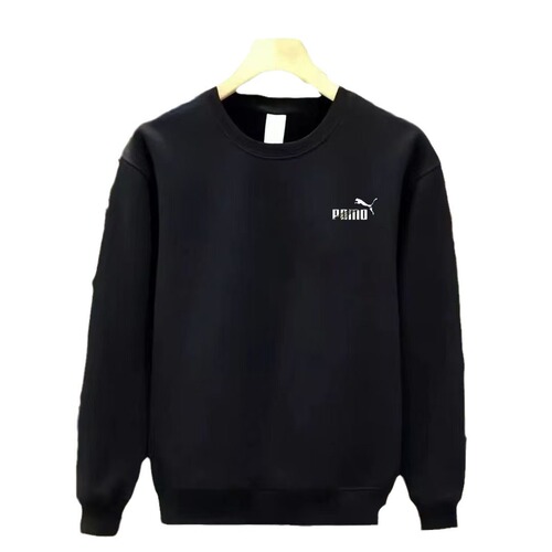 Autumn and winter new style Chinese cotton and velvet sweaters for men ins trend round neck sports casual all-match fashionable top