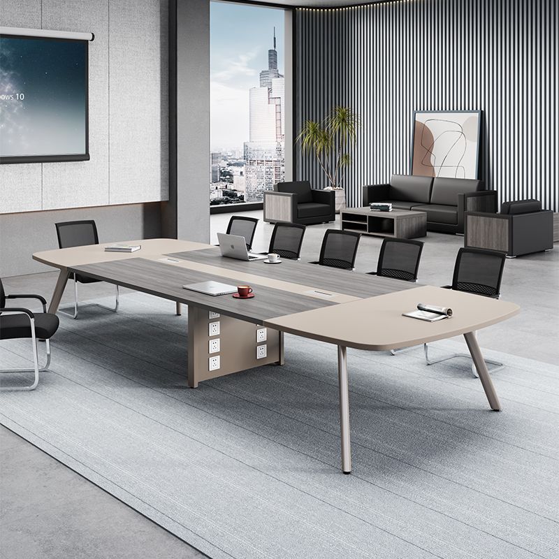 Conference Table Long Table Simple Modern Office Office Negotiation Training Table Large and Small Conference Room Table and Chair Combination