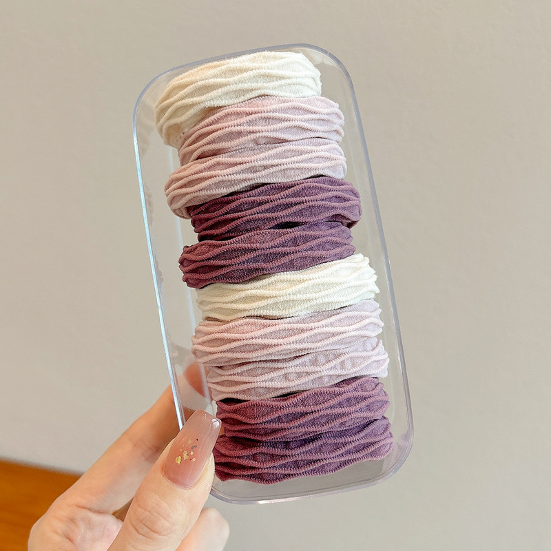 Coleteros de Alta Elasticidad, Estilo 2025, Bandas Elásticas para Mujer para Atar el Cabello, Coleteros Duraderos que No Tiraman del Cabello, Accesorios para el Cabello con Diadema.