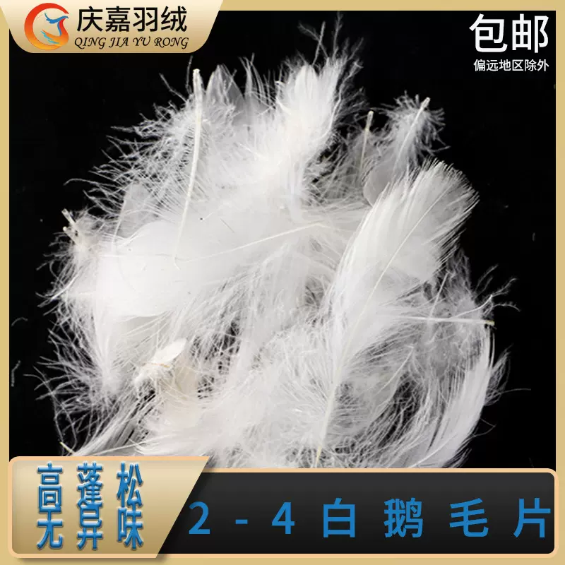 2-4白鹅鹅毛鹅绒厂家供应沙发枕芯填充原料水洗羽绒羽毛填充批发
