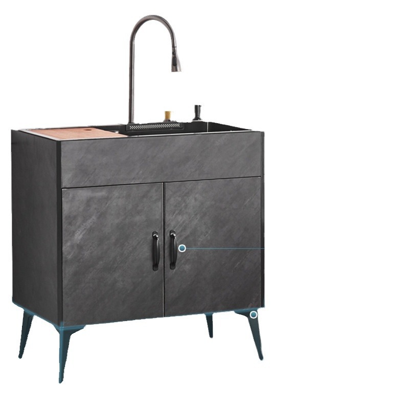 Мойка King Yilu 75x45 Премиум-дождь белая