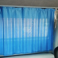 5YA1 wholesale bus excavator crane engineering vehicle sunshade finished curtain fabric no drilling driver's cabin folding vehicle