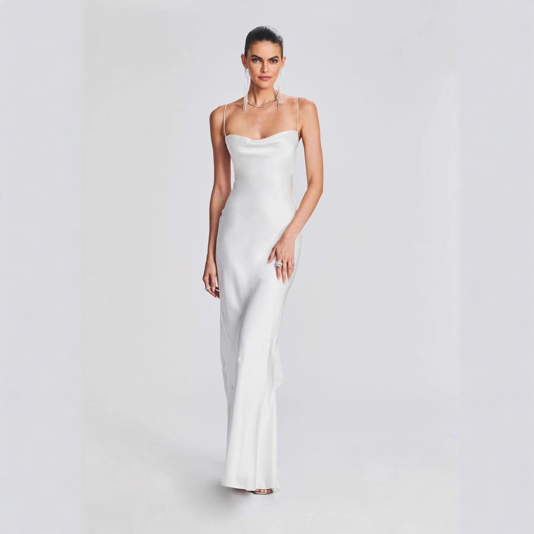 Sexy shiffon elegant evening dress
