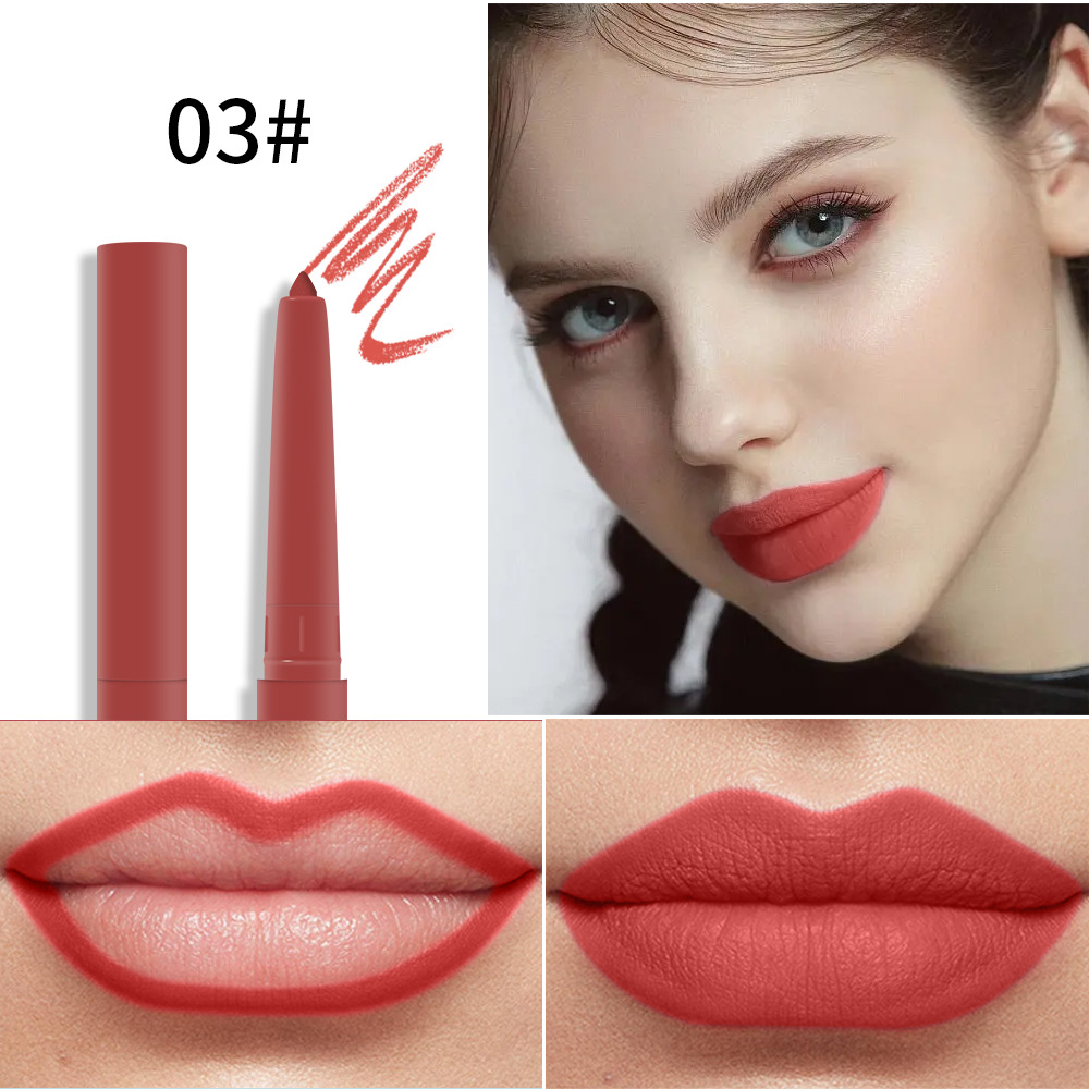 Julystar non-fading automatic lip liner pen, matte multi-color export lip gloss and lipstick pen from Europe and America undefined