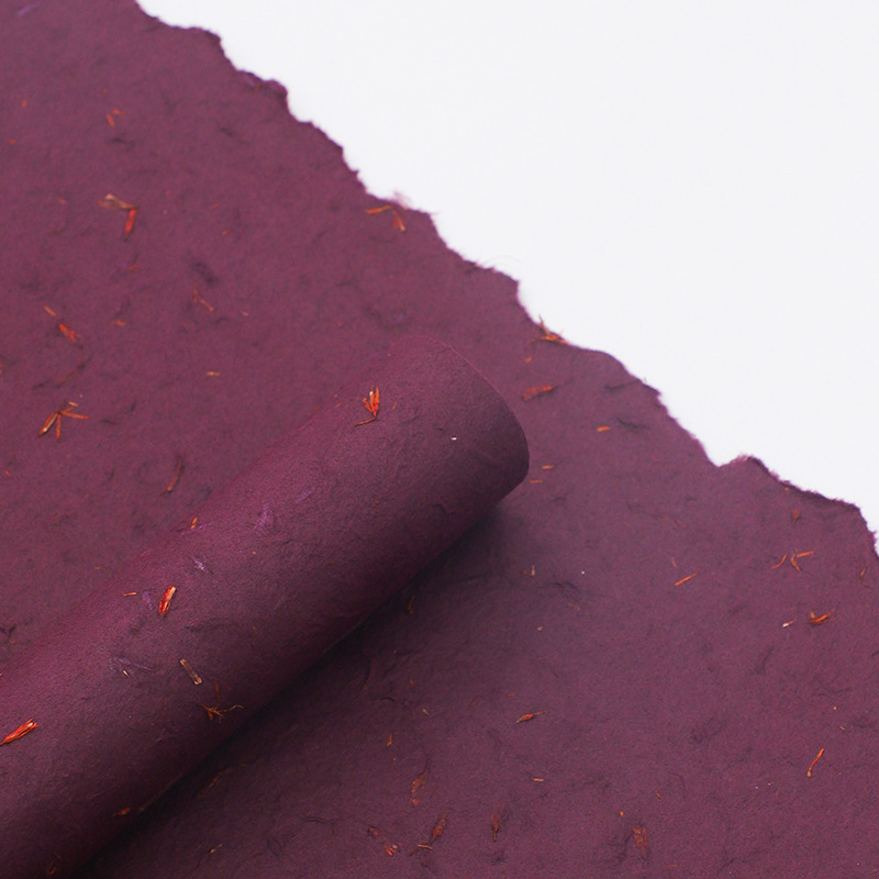 Flores desmenuzadas, pétalos reales, papel de envoltura de papel Dongba, papel de envoltura de flores, floristería de alta calidad, suministros, papel de envoltura de ramo