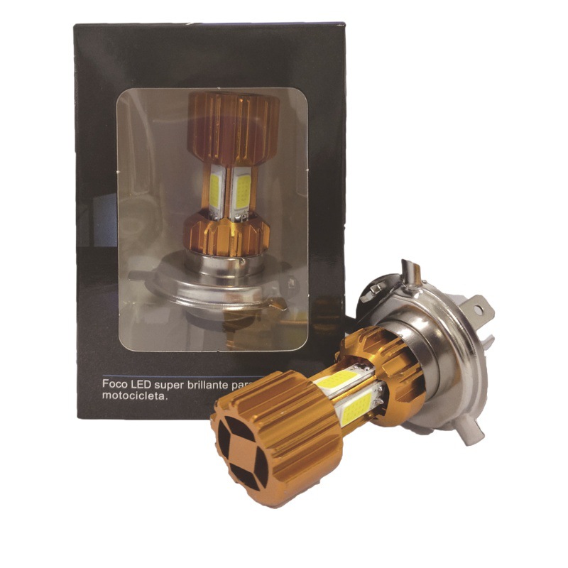Motorcycle and Electric Vehicle Front Headlight Led Bulbs, Two-Sided, Three-Sided, Four-Sided, Eight-Sided Bulbs, Manufacturer Direct Shipping