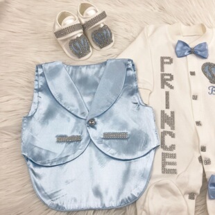 Newborn baby autumn new clothes gift box baby vest suit gift box full moon gift baby supplies can be distributed