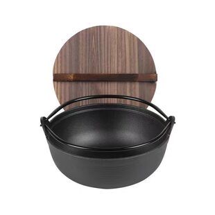 Thickened cast iron stew pot non-stick pot without coating stew pot cast iron soup pot suki pot picnic fire multifunctional