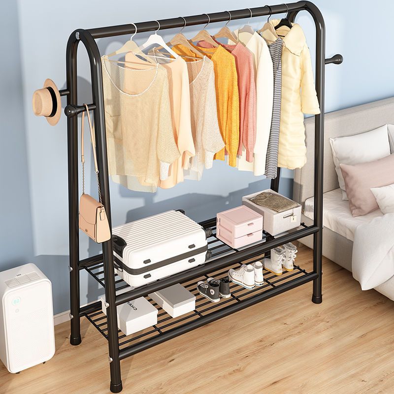 Tendedero, piso, piso, dormitorio, perchero, balcón, perchero, poste de ropa simple para el hogar, estante de ropa para el dormitorio