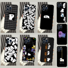 适用苹果手机壳Undertale恼人的狗iPhone 15 14 13 12 11 Pro Max
