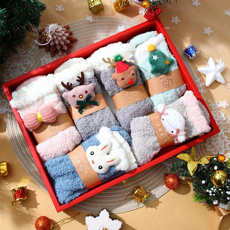 クリスマスプレゼントは彼女の親友のクリスマス靴下を厚くしてかわいいギフトセットの誕生日プレゼント女|undefined