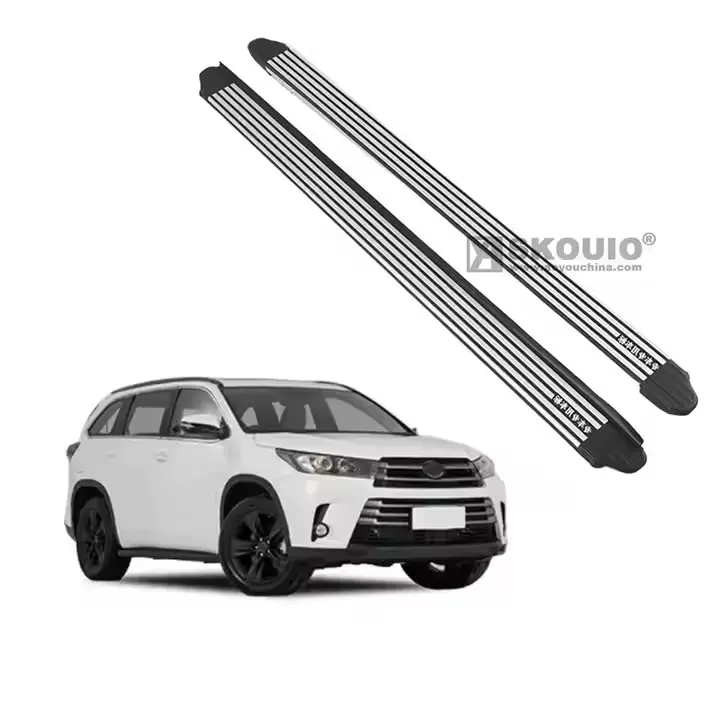 适用于丰田汉兰达汽车脚踏板外侧踏板迎宾踏板改装铝合金踏板批发