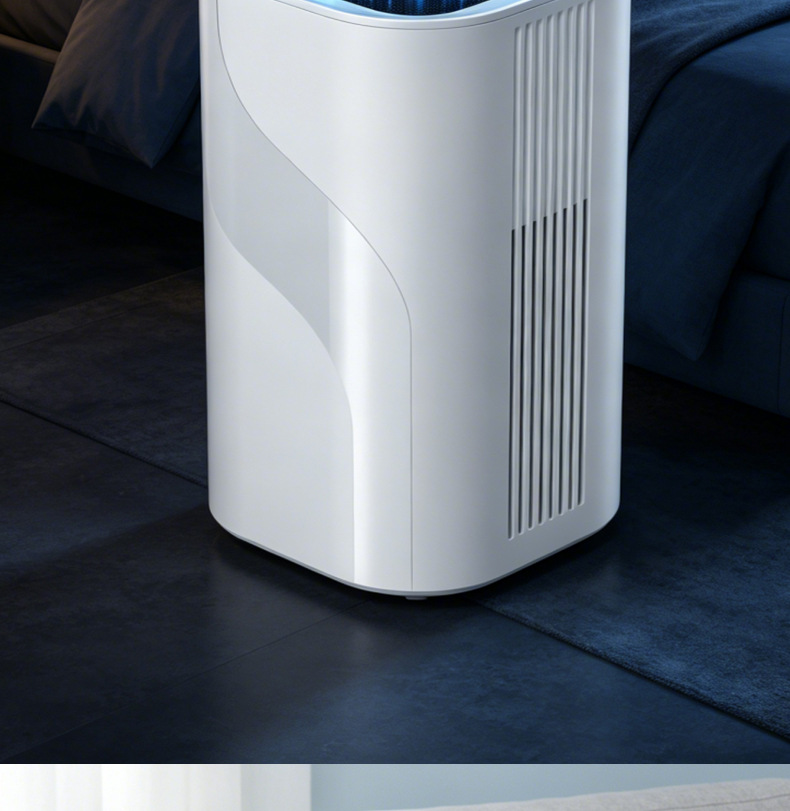Yeni Model USB Çapraz Sınır Mini Amazon Ev Hava Temizleyicisi Yatak Odası Yurt Mavi Işık Aromaterapi Temizleyicisi