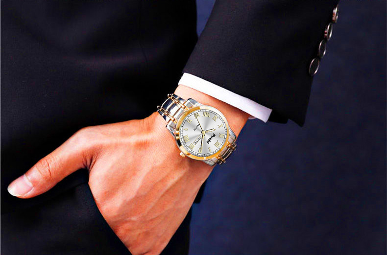 POSHI transfronteriza reloj de comercio exterior reloj de hombre luminoso impermeable reloj de estudiante de moda reloj de cuarzo calendario de los hombres