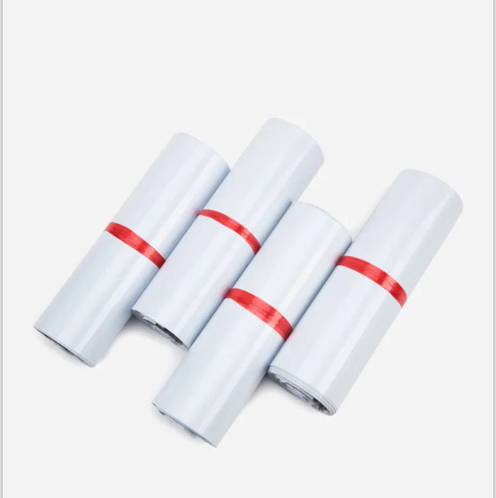 Width 20-25cm black and white film long Express bag mail order bag white logistics bag packaging long strip 100 per pack